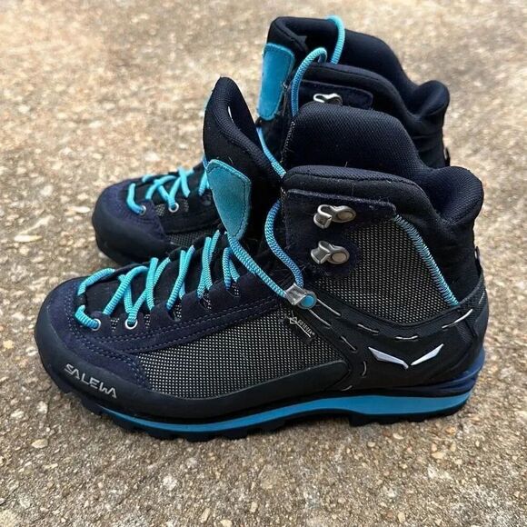 Salewa Crow GTX High Rise Hiking Shoes Women’s Sz 7 excellent condition - Picture 5 of 11